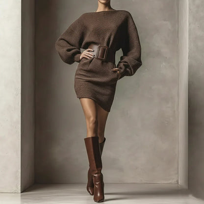 Vestido de punto Chic