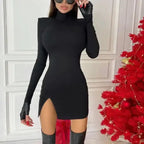 Vestido de manga larga