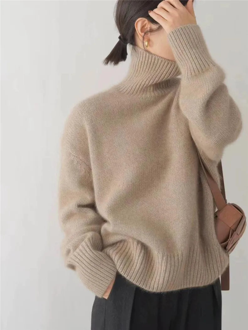 Soft turtleneck sweater