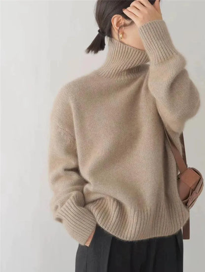 Soft turtleneck sweater