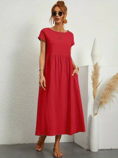 AINARA – Vestido Informal Relajado