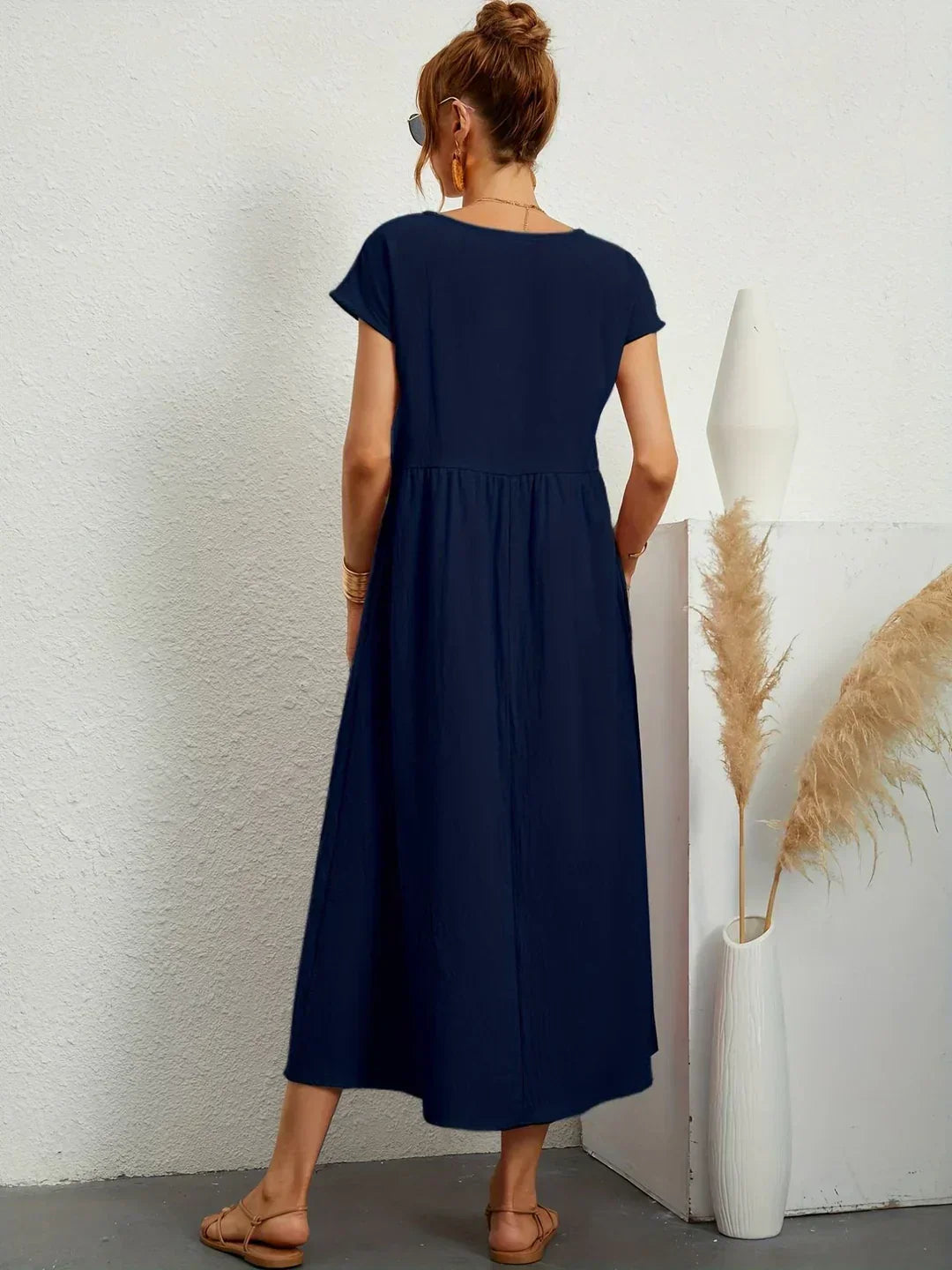 AINARA – Vestido Informal Relajado