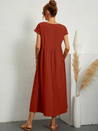 AINARA – Vestido Informal Relajado