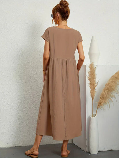 AINARA – Vestido Informal Relajado
