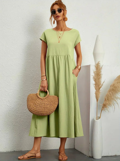 AINARA – Vestido Informal Relajado