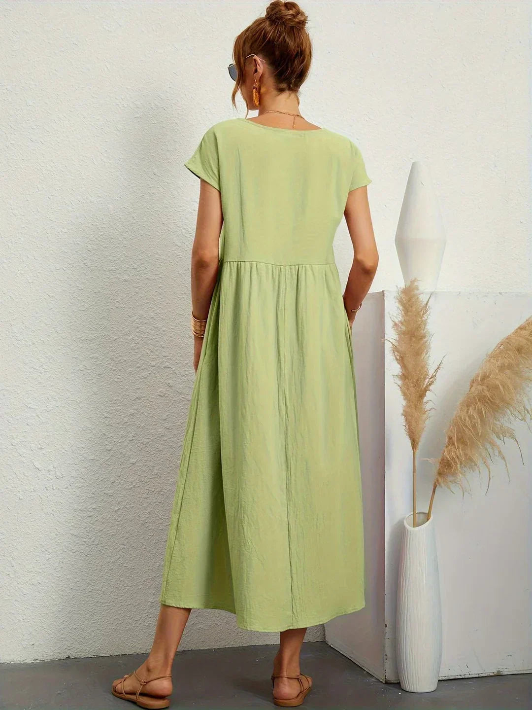 AINARA – Vestido Informal Relajado