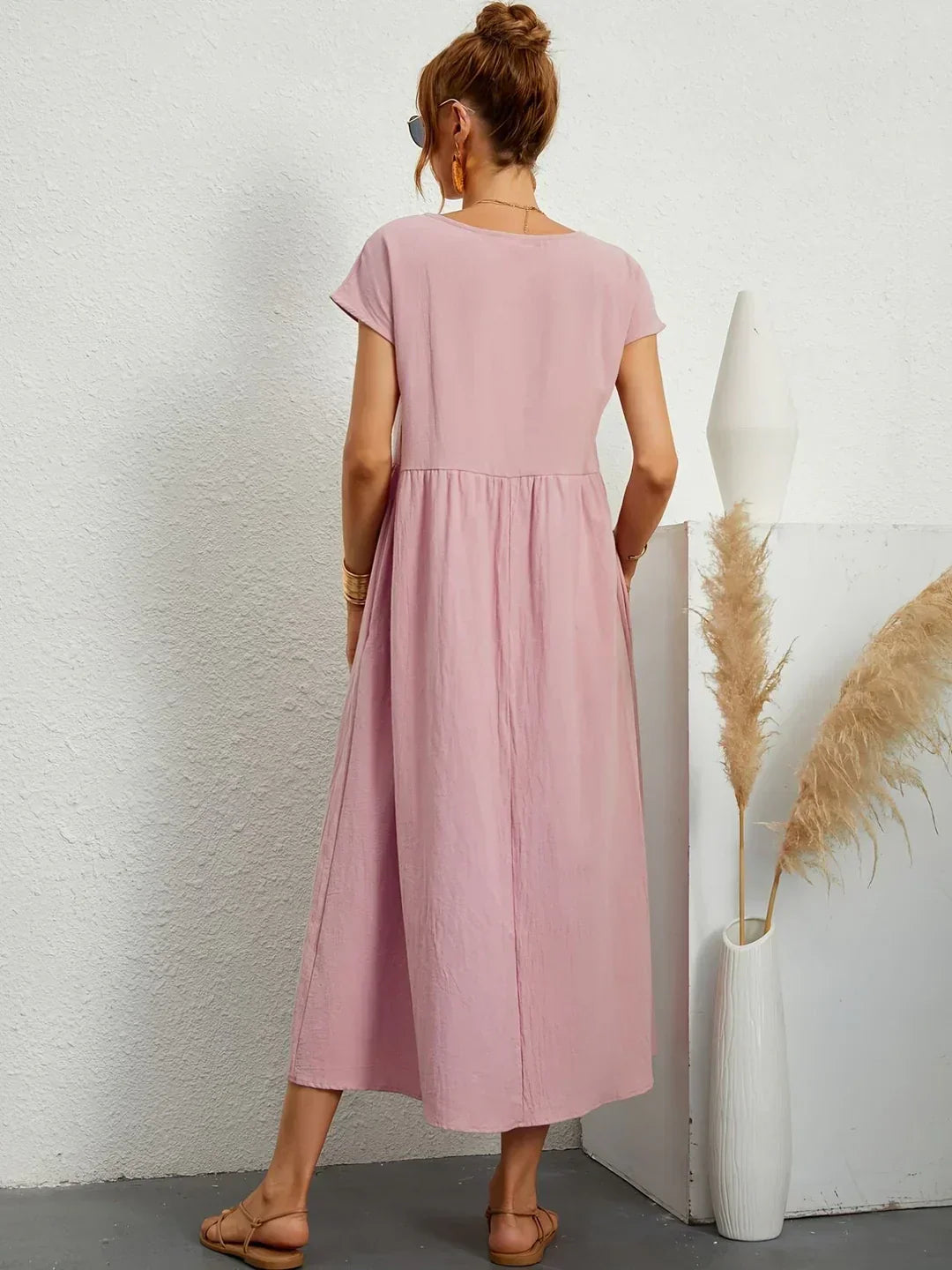 AINARA – Vestido Informal Relajado