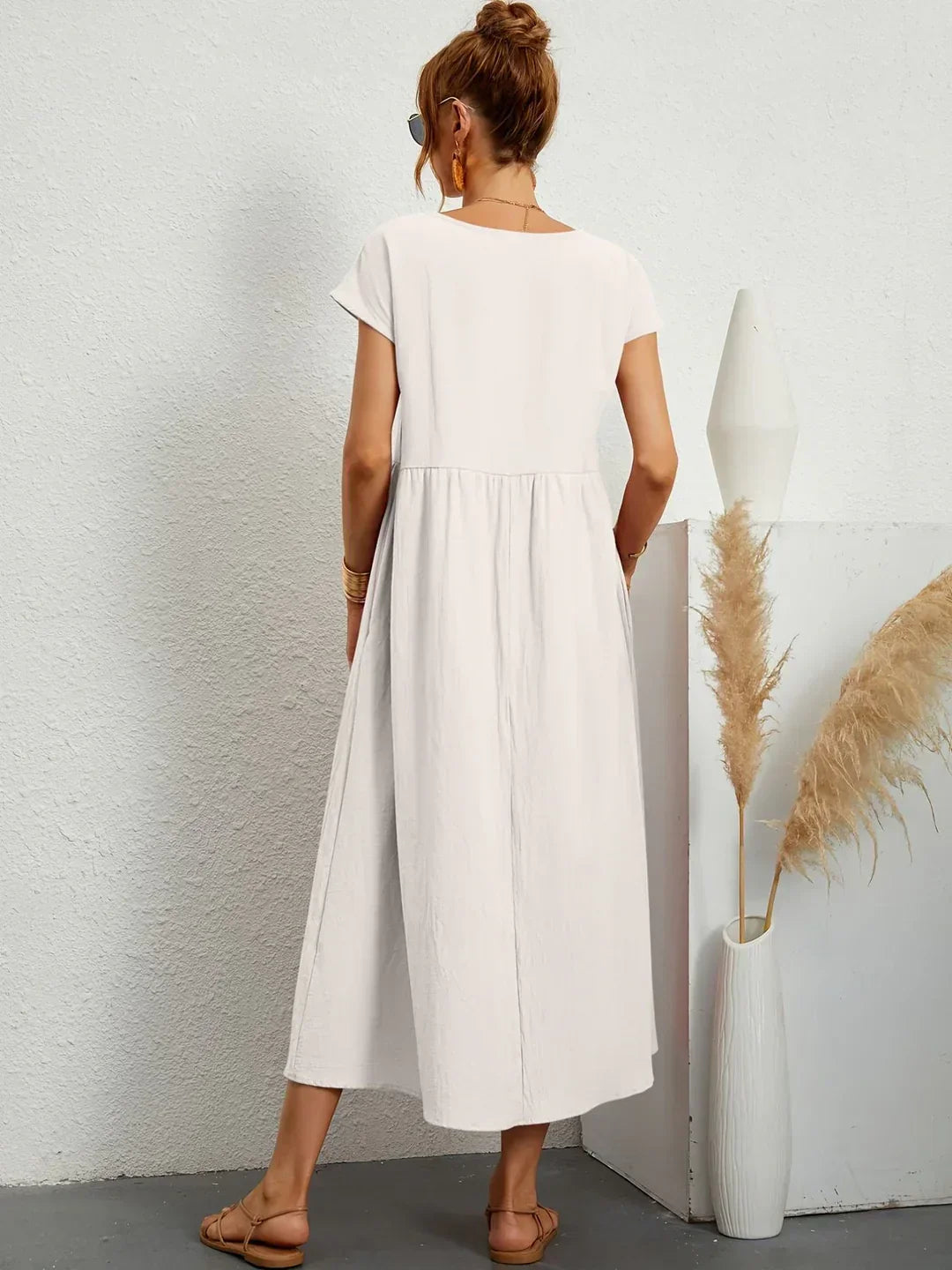 AINARA – Vestido Informal Relajado