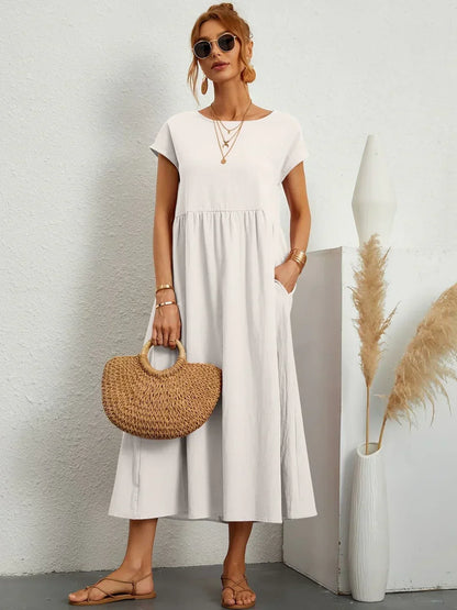 AINARA – Vestido Informal Relajado