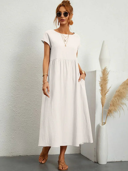 AINARA – Vestido Informal Relajado