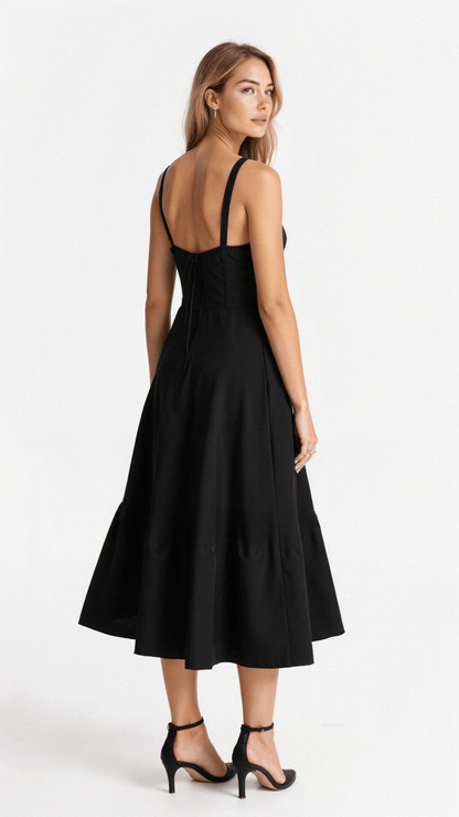 VALERIA – Vestido Midi Con Estampado Floral