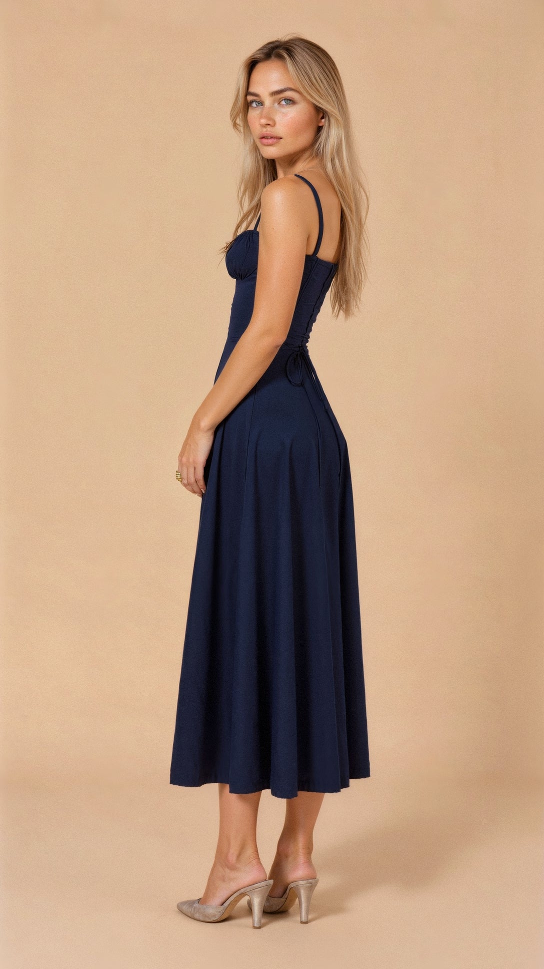 VALERIA – Vestido Midi Con Estampado Floral