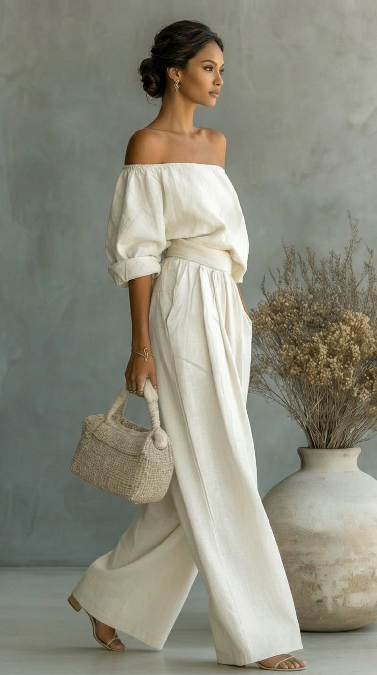 ADARA – Conjunto Elegante Sin Tirantes