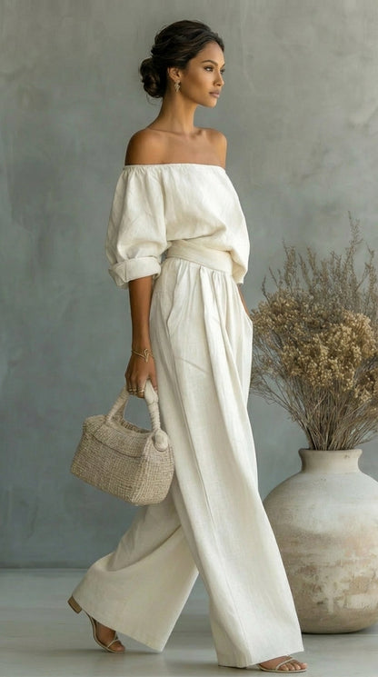 ADARA – Conjunto Elegante Sin Tirantes