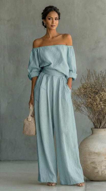 ADARA – Conjunto Elegante Sin Tirantes
