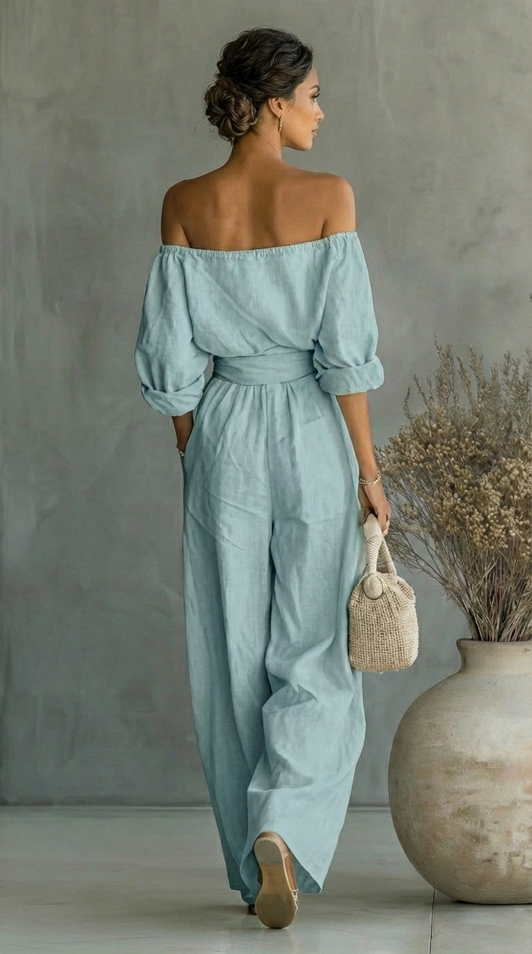 ADARA – Conjunto Elegante Sin Tirantes