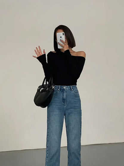 Off-the-shoulder top