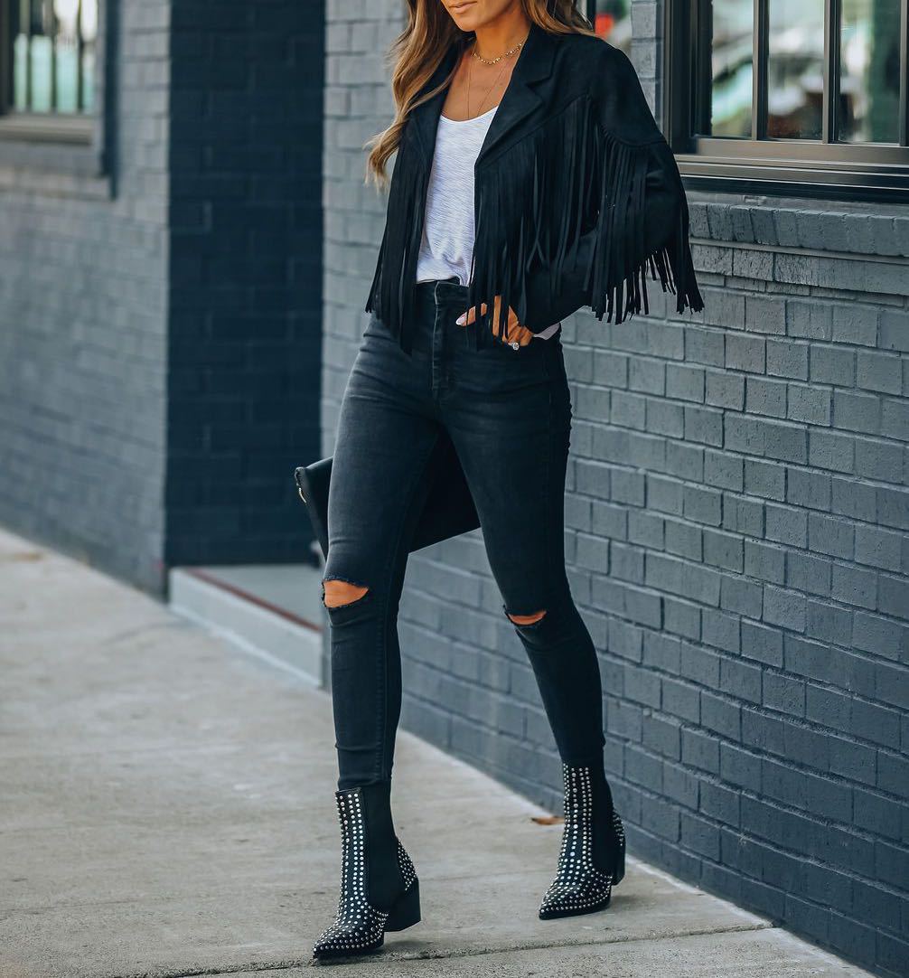 Fringed jacket