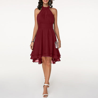 AMANDA – Vestido Midi Con Falda Fluida