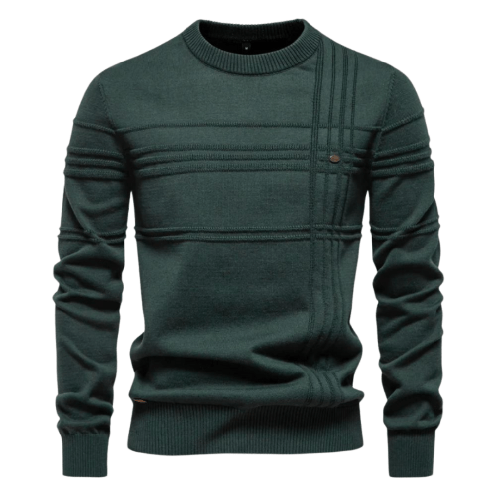 Jersey elegante con estampado a cuadros