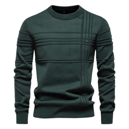 Jersey elegante con estampado a cuadros