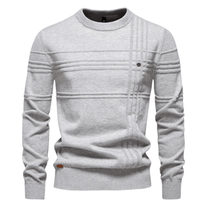 Jersey elegante con estampado a cuadros