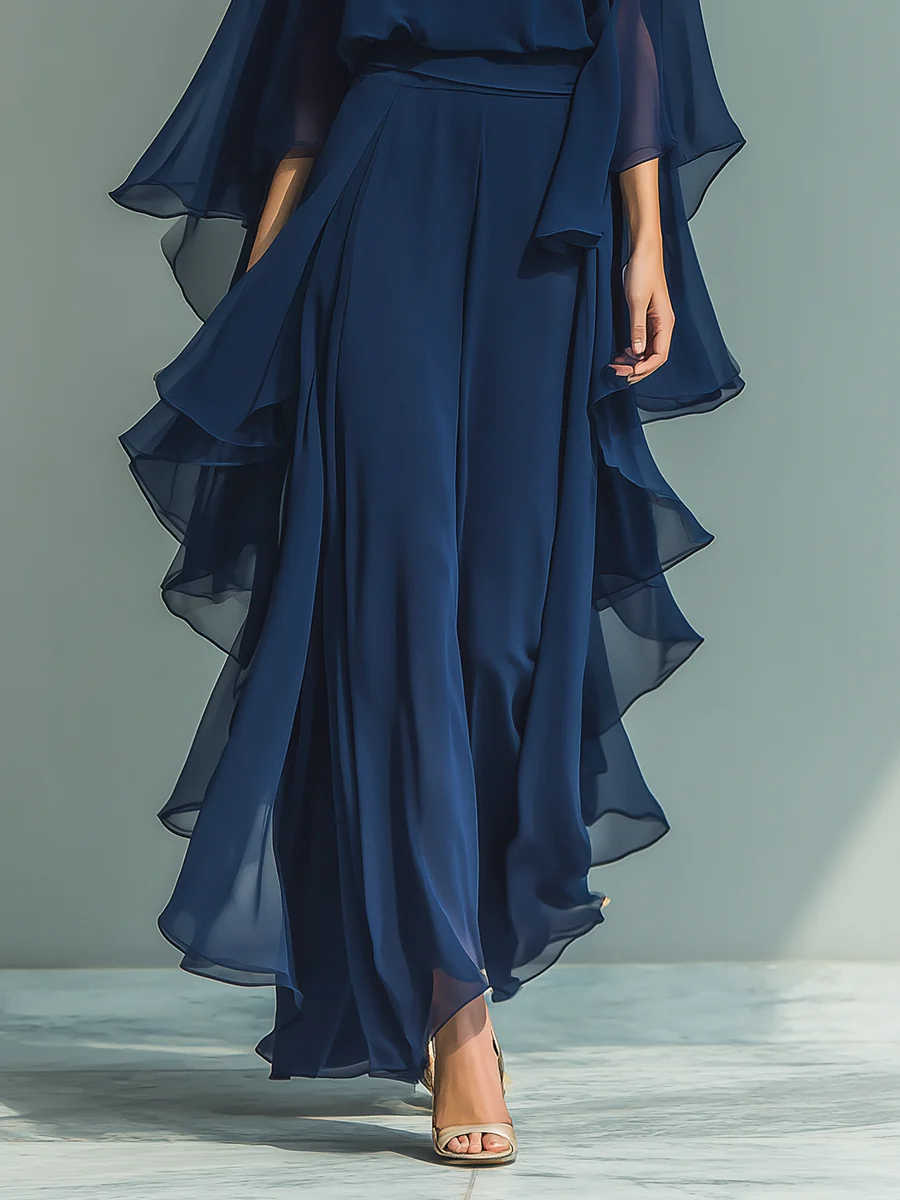 NATALIA – Conjunto Elegante Con Volantes