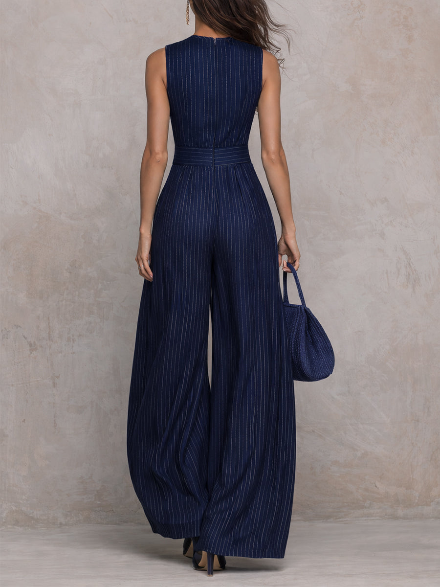 AMANDA – Mono Elegante A Rayas