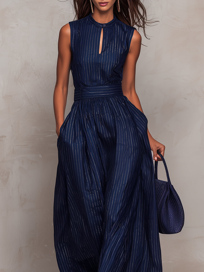 AMANDA – Mono Elegante A Rayas