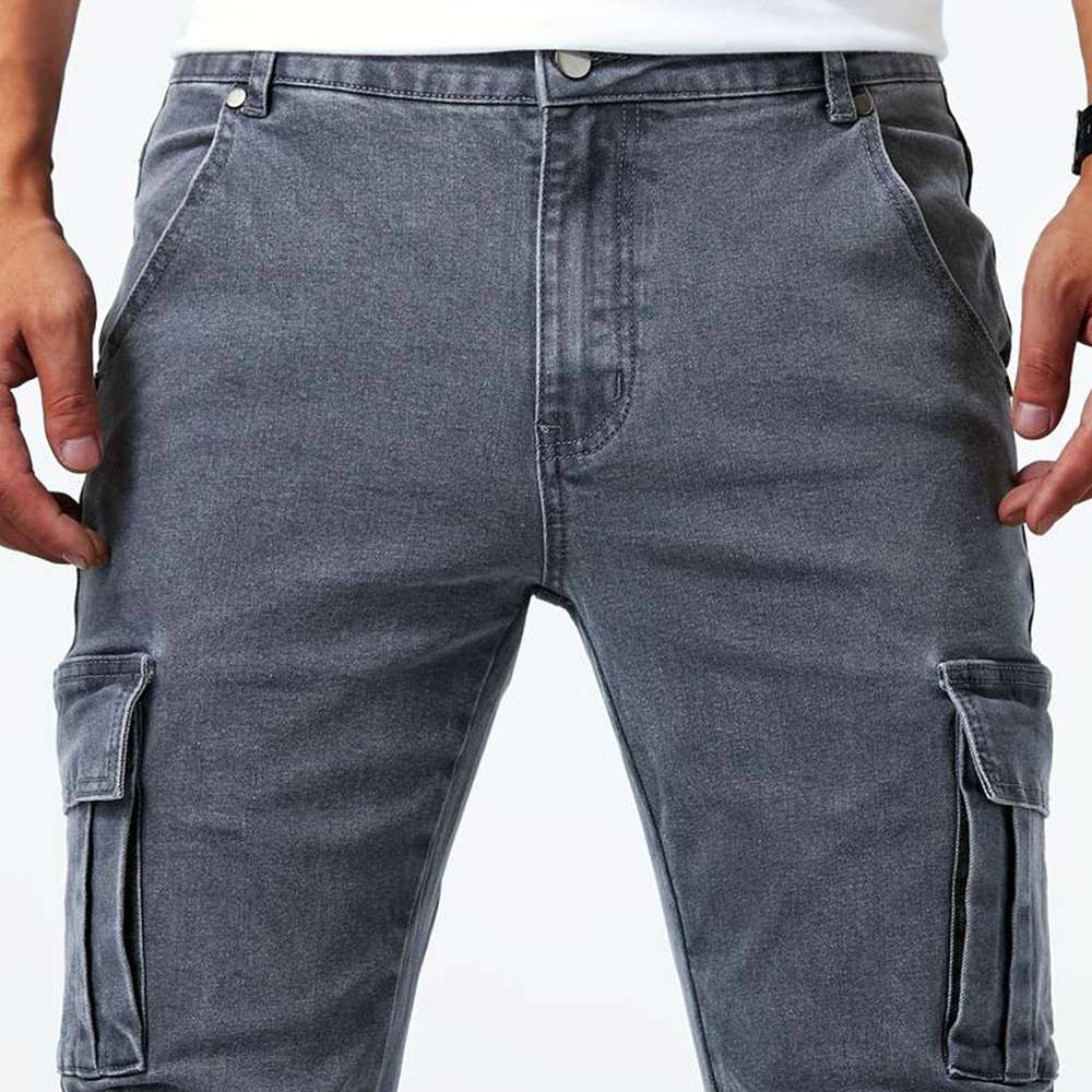 Stretch cargo jeans