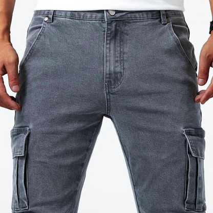 Stretch cargo jeans