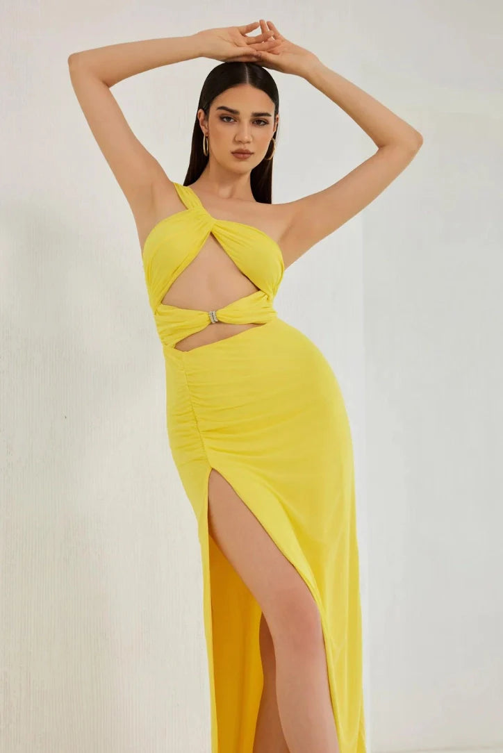 MARINA – Vestido Elegante Asimétrico