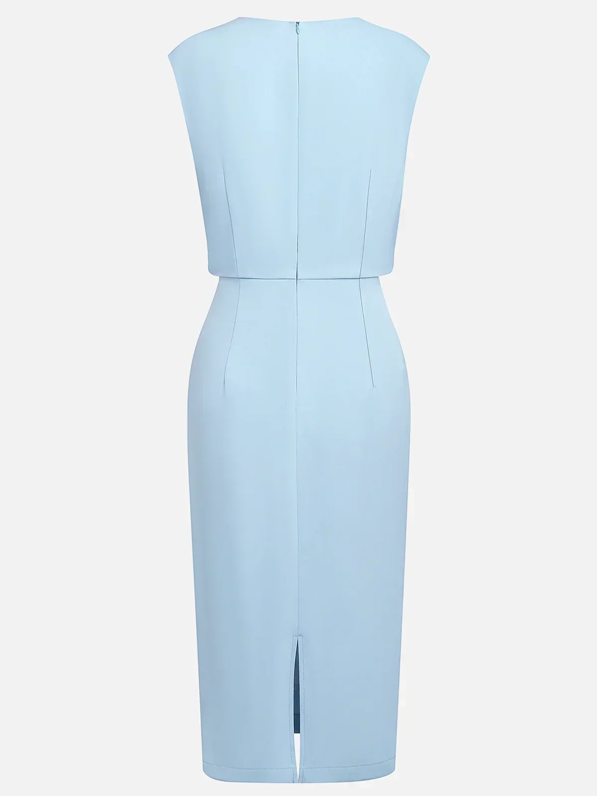 VALENTINA – Vestido Midi Con Drapeado Lateral