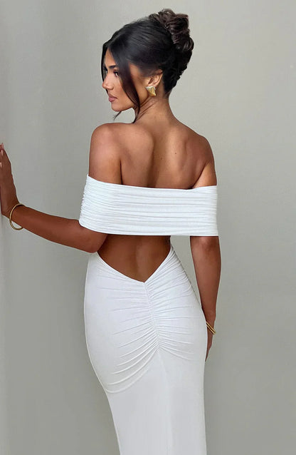CLAUDIA – Vestido Elegante De Espalda Abierta