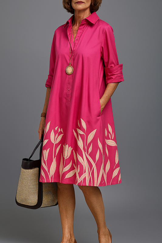CARLOTA – Vestido Midi Fluido