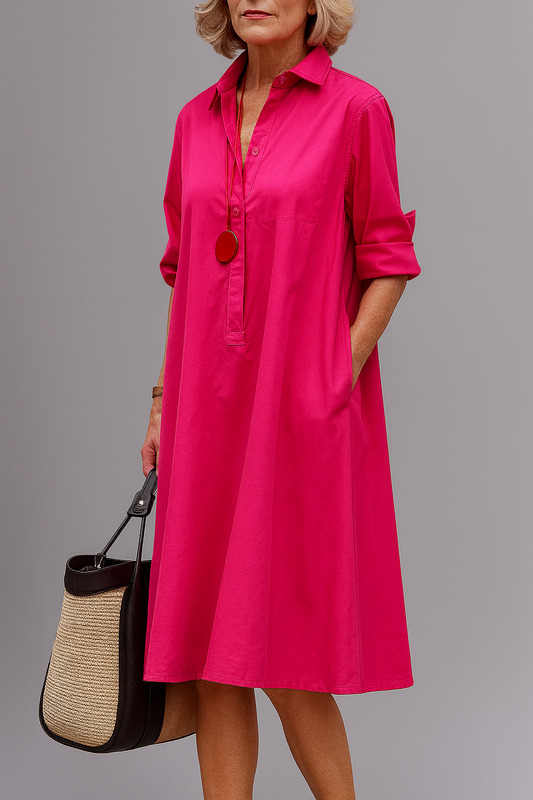 CRISTINA – Vestido Midi Fluido