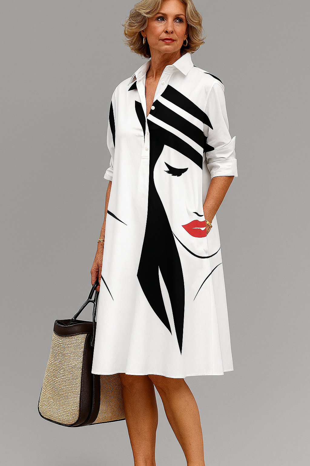 RAQUEL – Vestido Midi Fluido