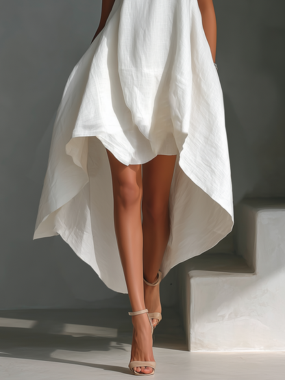 EMMA – Vestido Sin Mangas Y Bajo Asimetríco