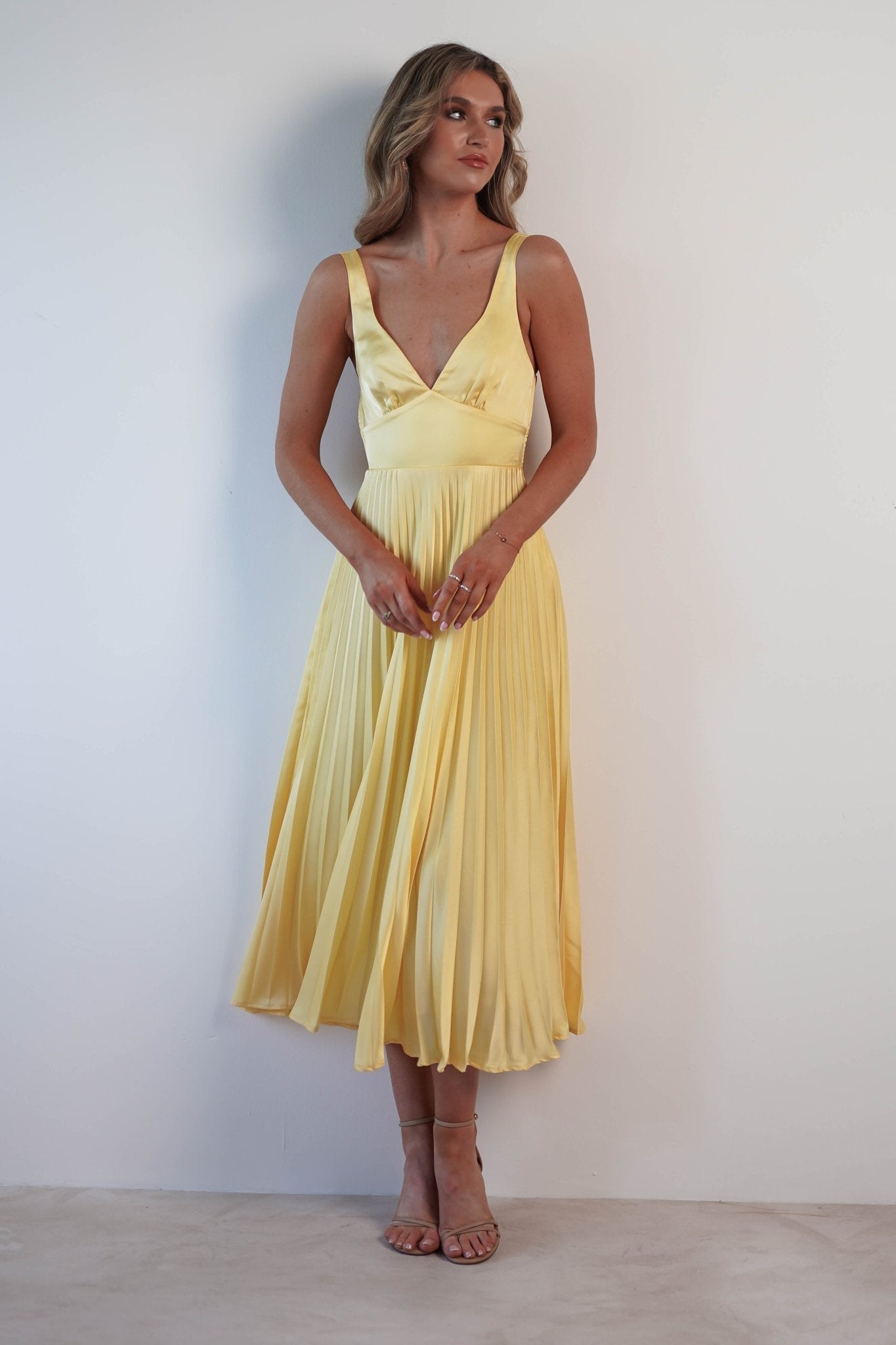 ALEJANDRA – Vestido Midi Elegante De Primavera