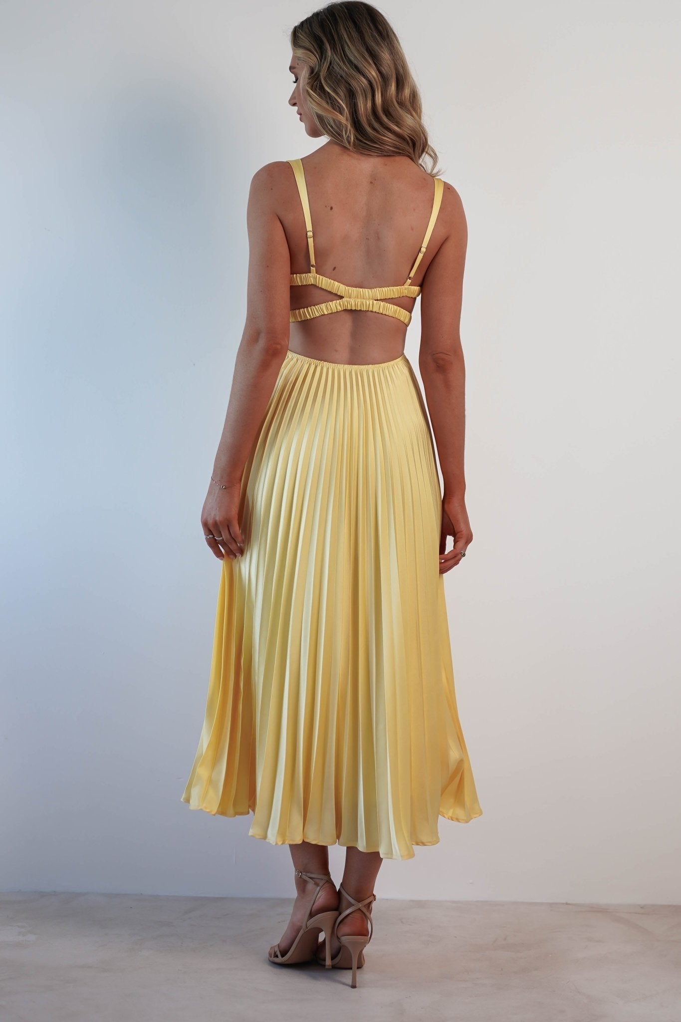 ALEJANDRA – Vestido Midi Elegante De Primavera