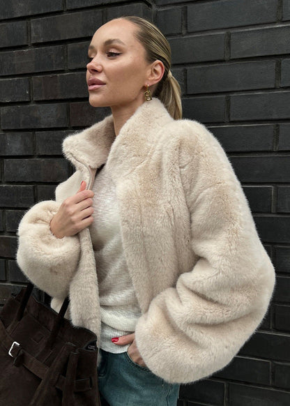 Chaqueta De Piel Sintético