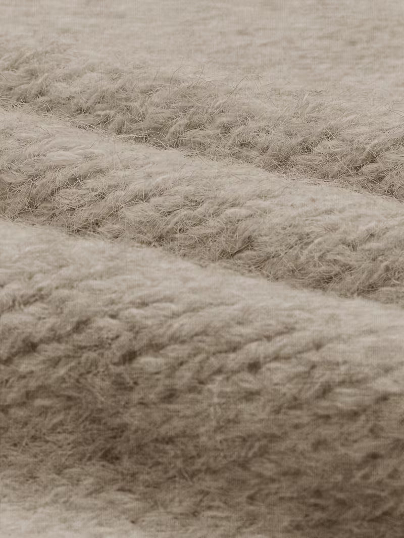 Soft, short-knit sweater