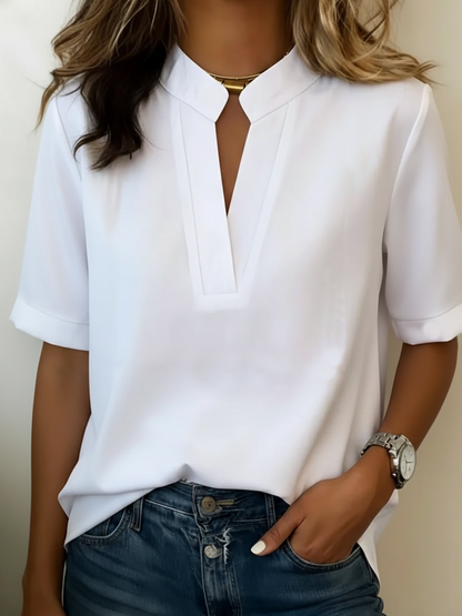CLARA – Blusa Minimalista Elegante