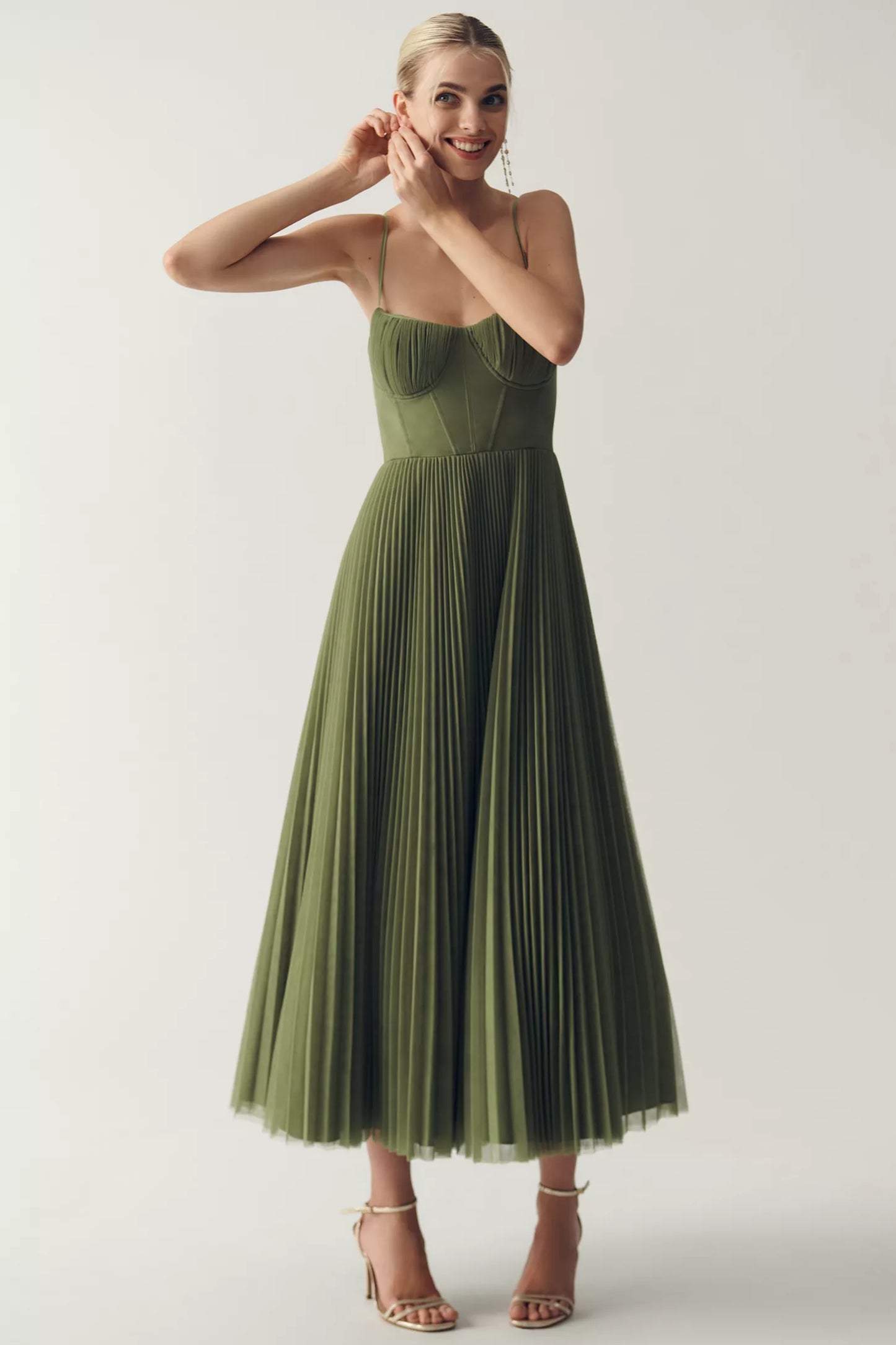 SOFÍA – Vestido Midi Elegante Con Espalda Descubierta