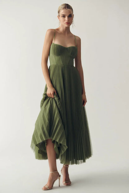 SOFÍA – Vestido Midi Elegante Con Espalda Descubierta