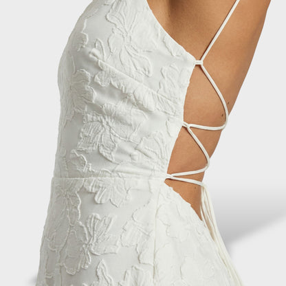ELVIRA – Vestido Largo Espalda Abierta Floral