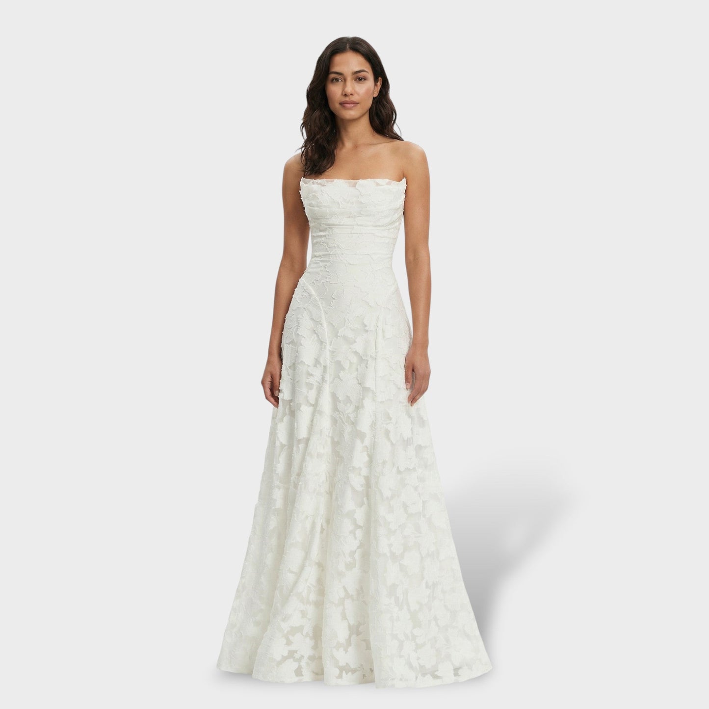 ELVIRA – Vestido Largo Espalda Abierta Floral