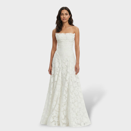 ELVIRA – Vestido Largo Espalda Abierta Floral
