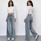 Pantalones vaqueros con lazos