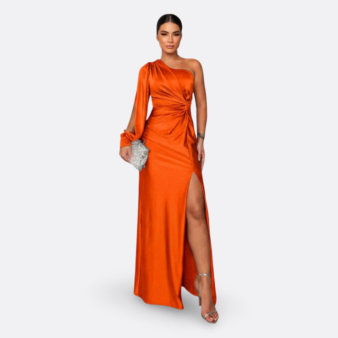 LUNA – Vestido Elegante Asimétrico